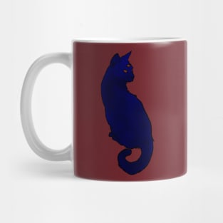 Black cat Mug